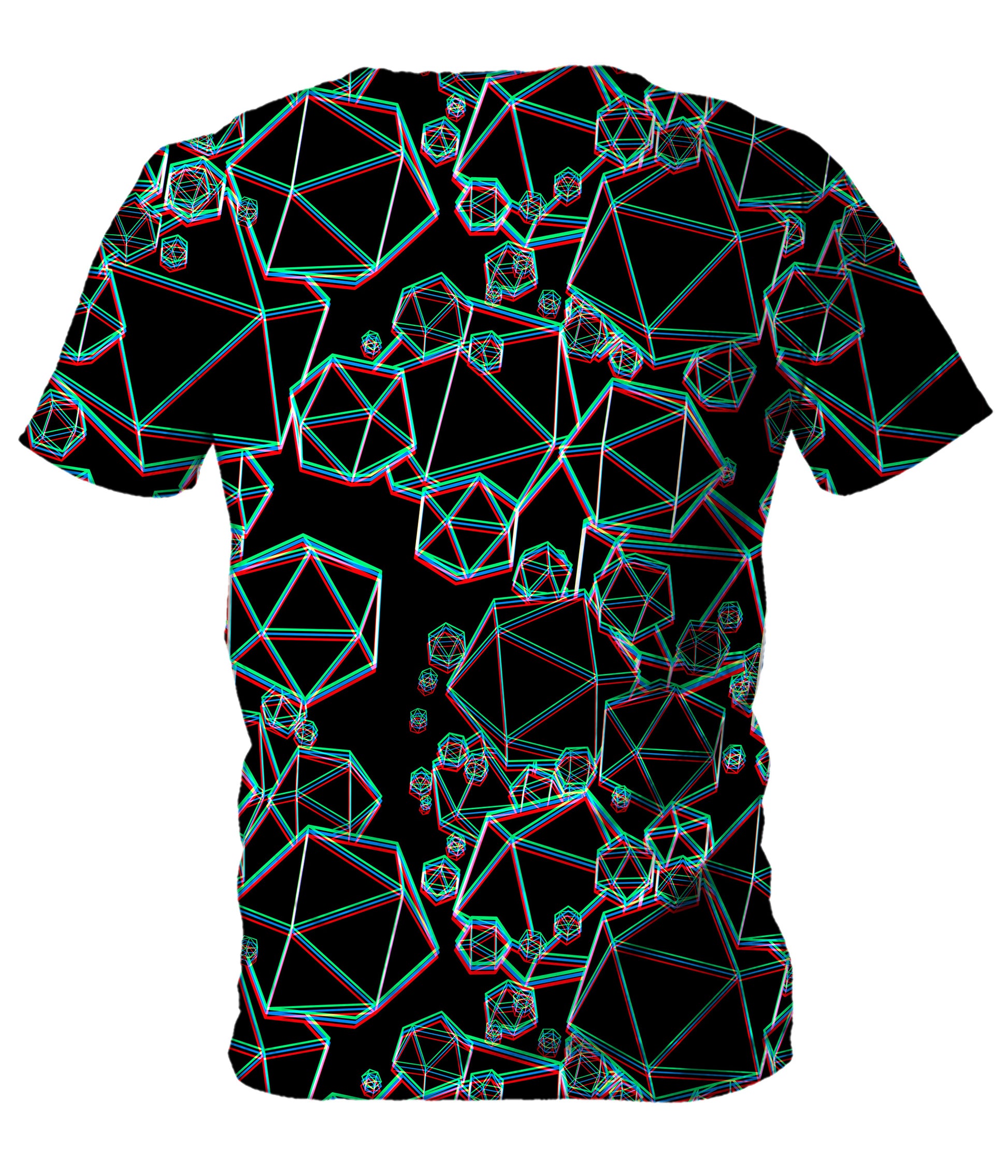 Icosahedron Madness Glitch Men's T-Shirt, Yantrart Design, | iEDM