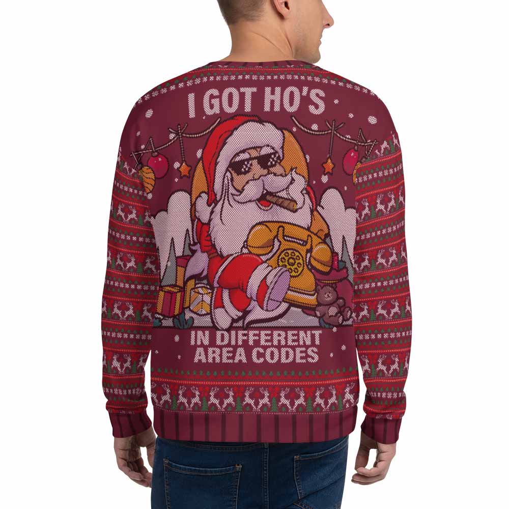 Santa Pimp Ugly Sweatshirt, iEDM, | iEDM