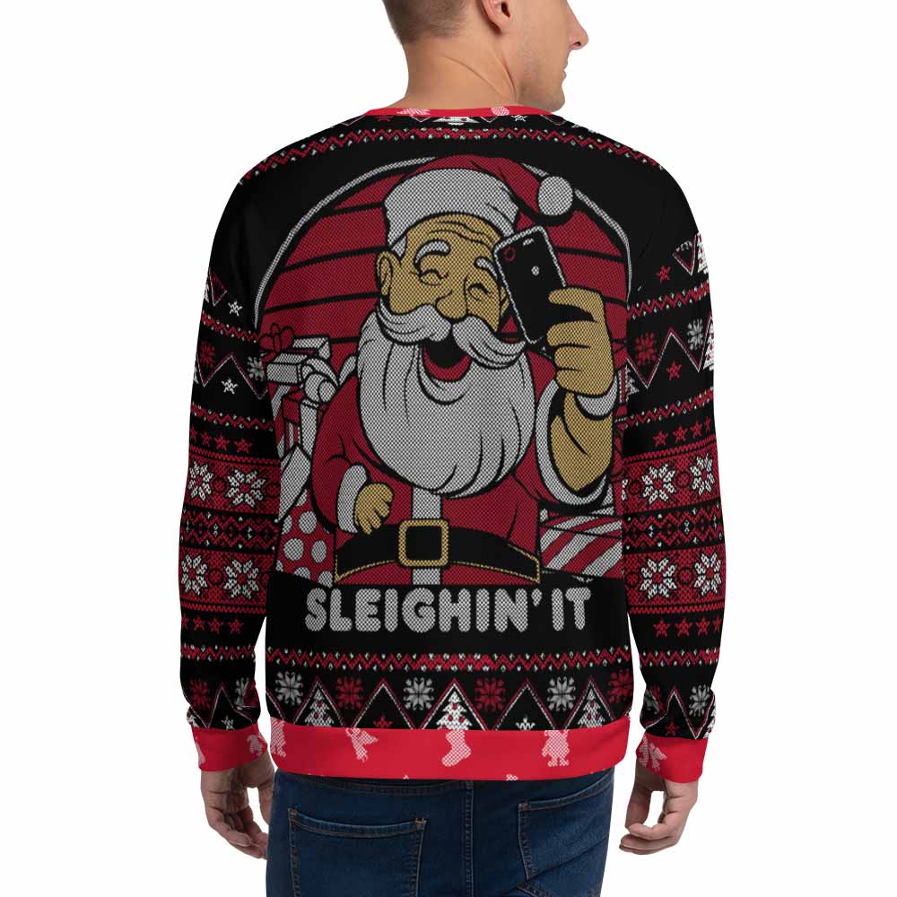 Sleighin It Ugly Sweatshirt, iEDM, | iEDM
