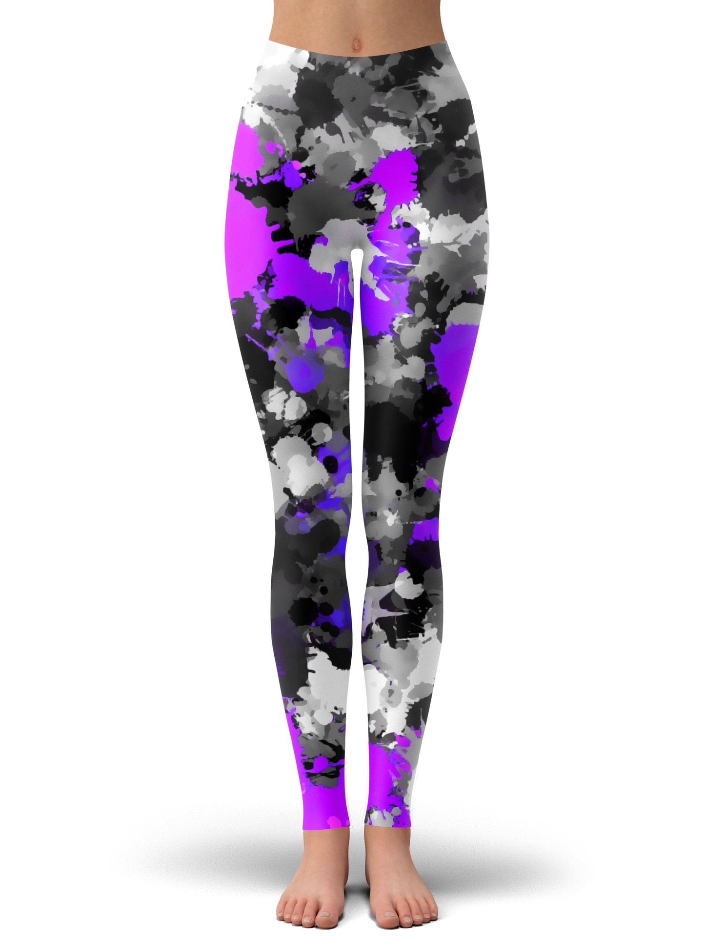 Purple Drip Hoodie Dress and Leggings with PM 2.5 Face Mask Combo, Big Tex Funkadelic, | iEDM