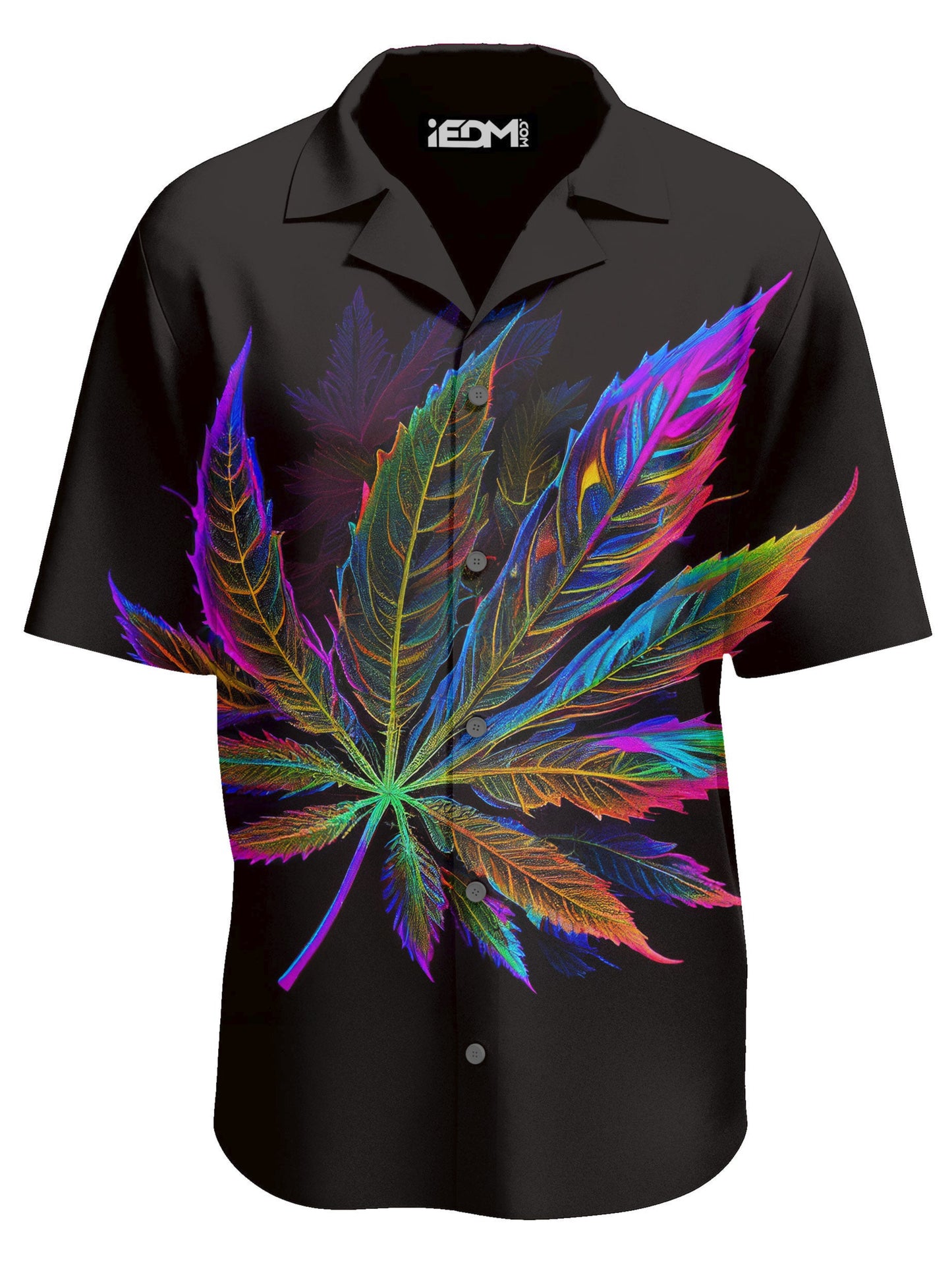 Blacklight Weed Hawaiian Shirt, iEDM, | iEDM