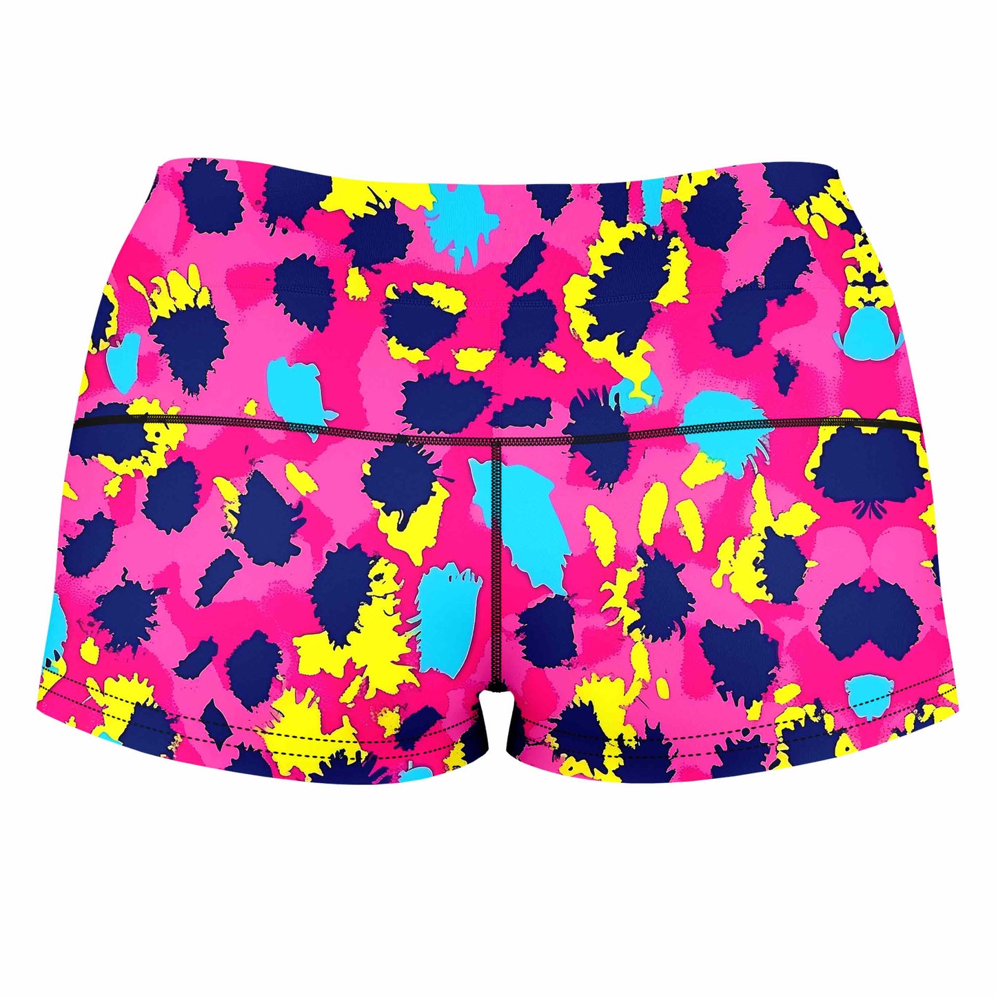 Pink Panther High-Waisted Women's Shorts, iEDM, | iEDM