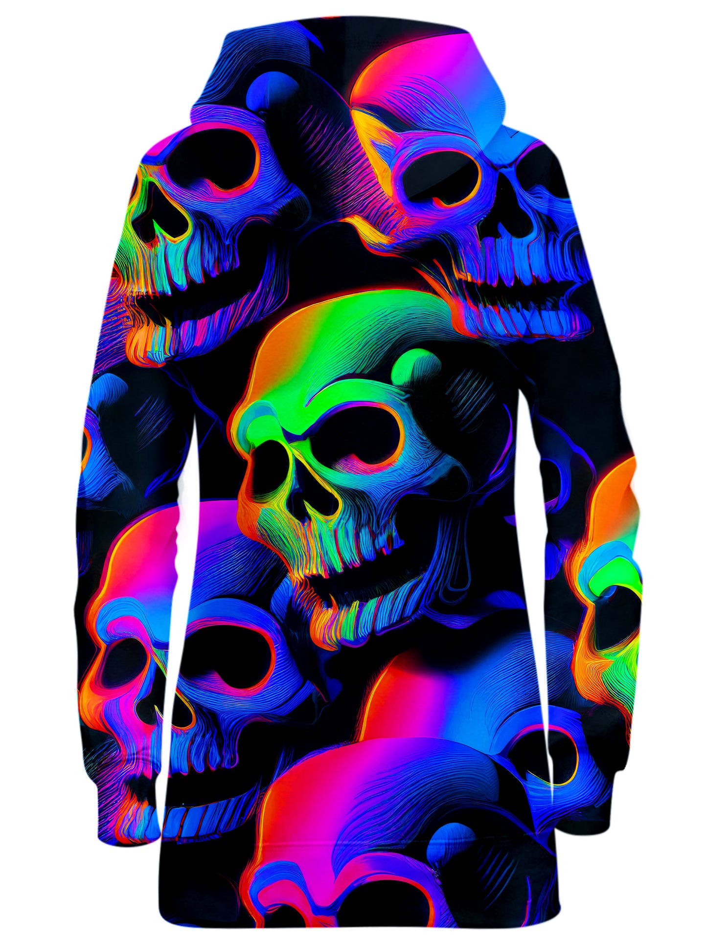 Psychedelic Nightmare Hoodie Dress, iEDM, | iEDM
