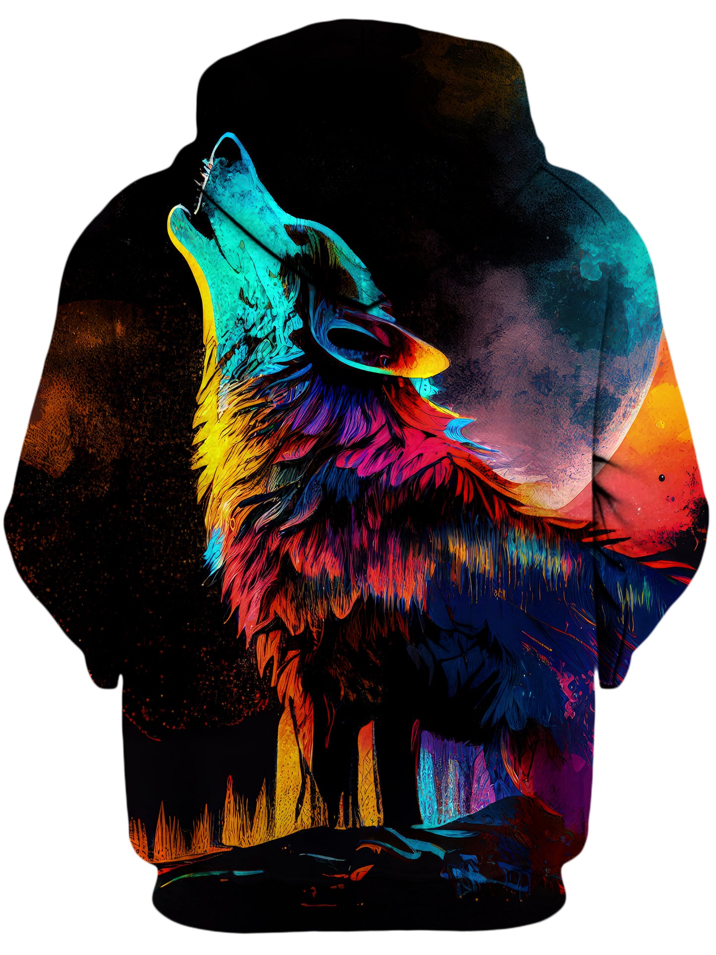 Spirit Wolf Unisex Zip-Up Hoodie, iEDM, | iEDM
