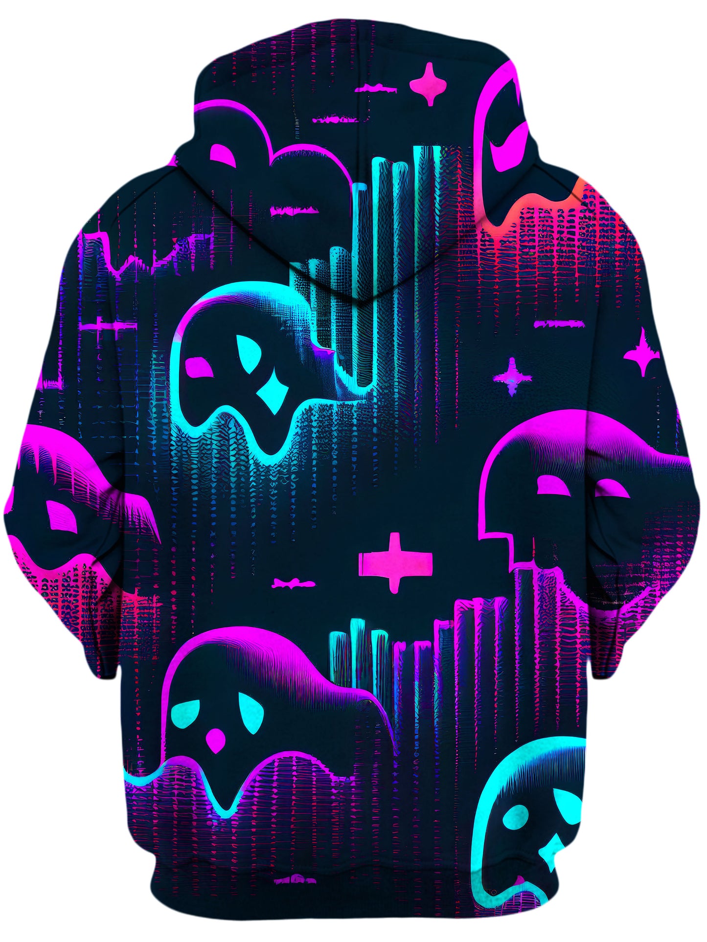 Ghost Melt Unisex Zip-Up Hoodie, iEDM, | iEDM