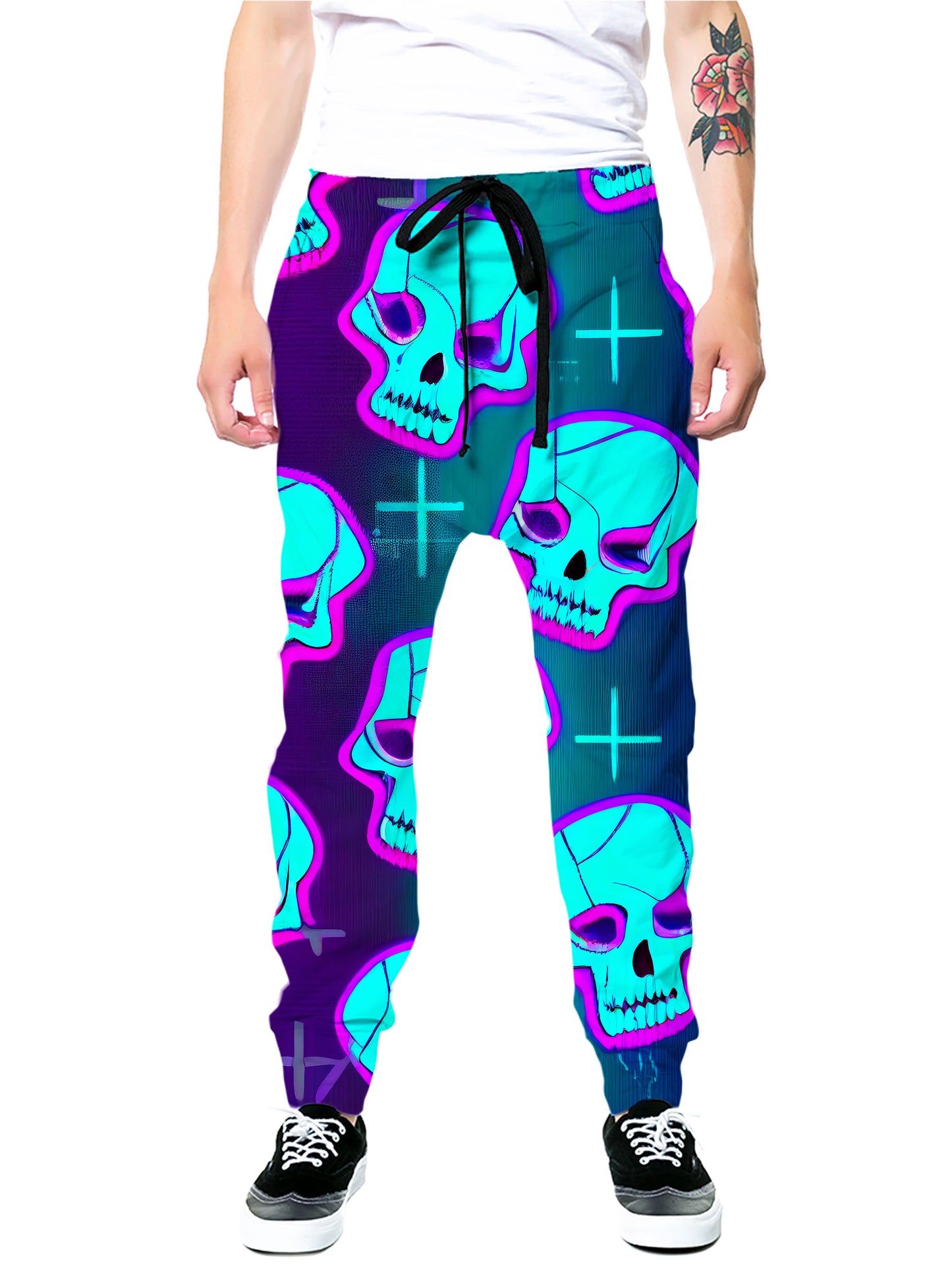 Neon Fright Zip-Up Hoodie and Joggers Combo, iEDM, | iEDM