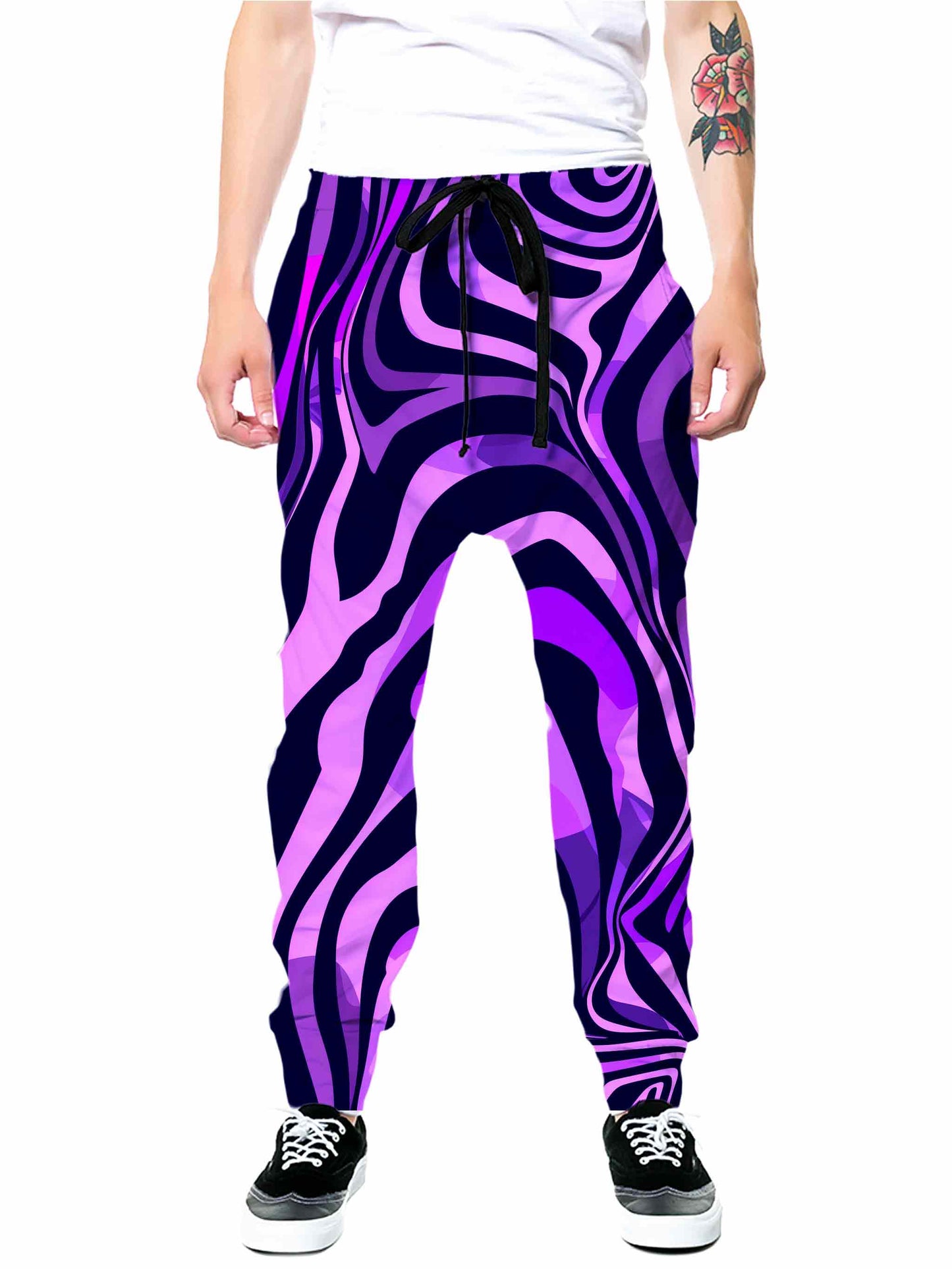 Noir Stripes Joggers, iEDM, | iEDM