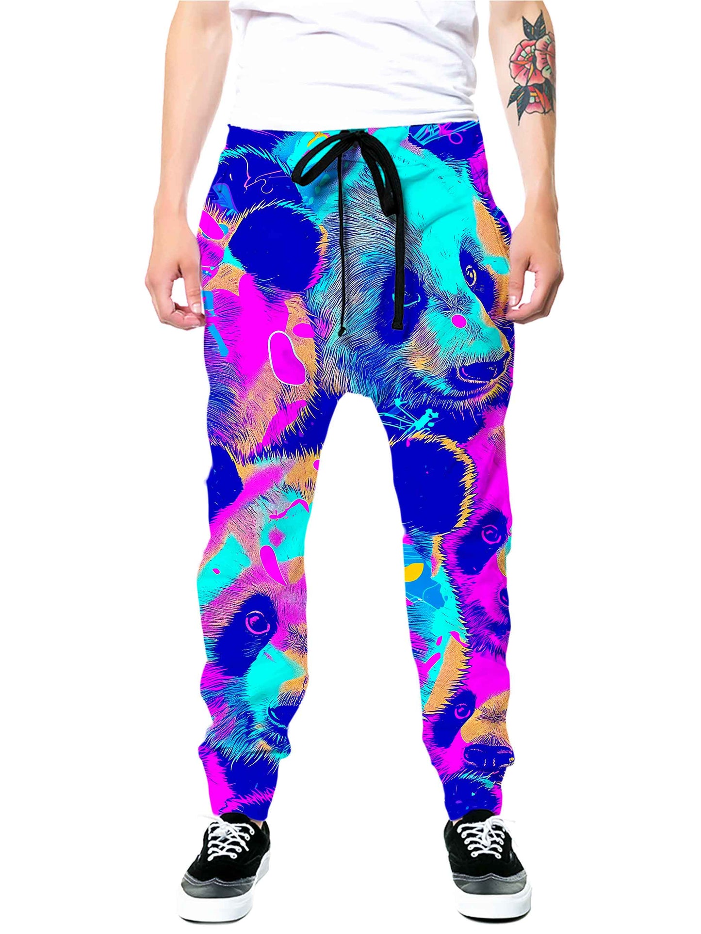 Panda Melt Zip-Up Hoodie and Joggers Combo, iEDM, | iEDM