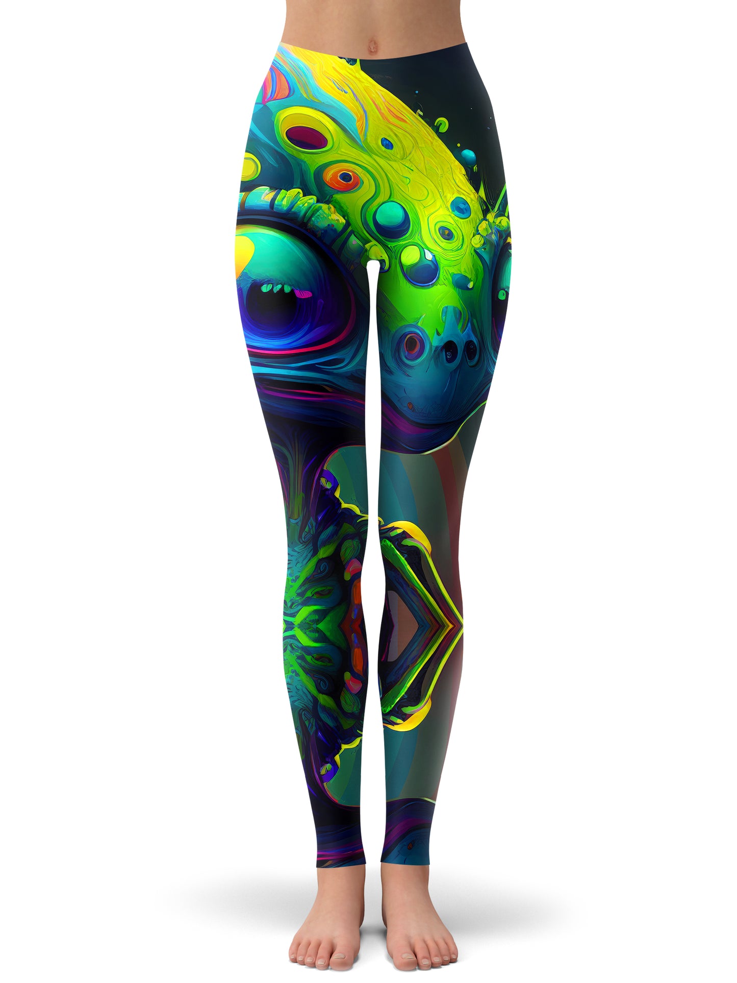 Friendly Visitors Zip-Up Hoodie and Leggings Combo, iEDM, | iEDM