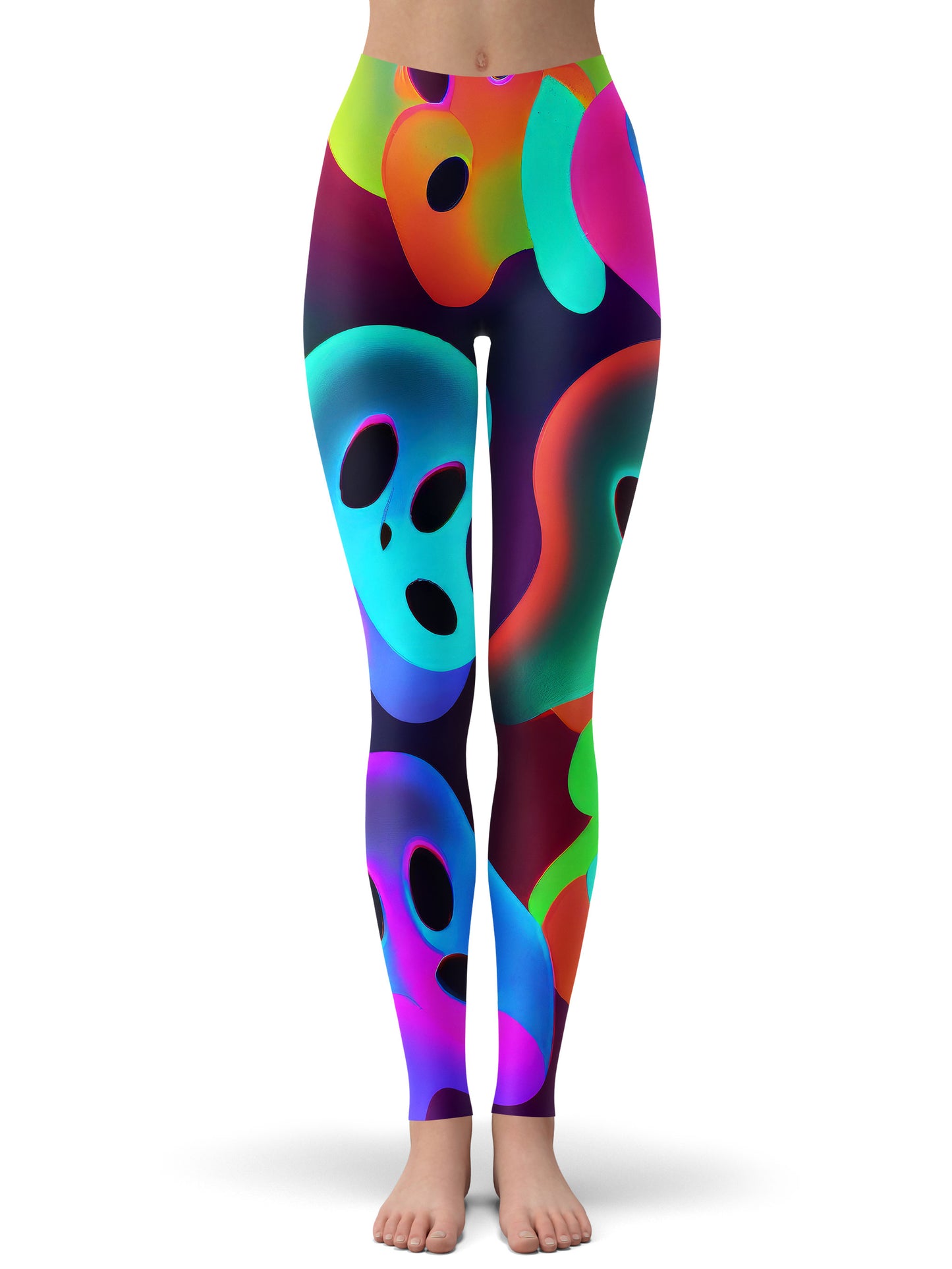 Ghostly Hoodie Dress and Leggings Combo, iEDM, | iEDM