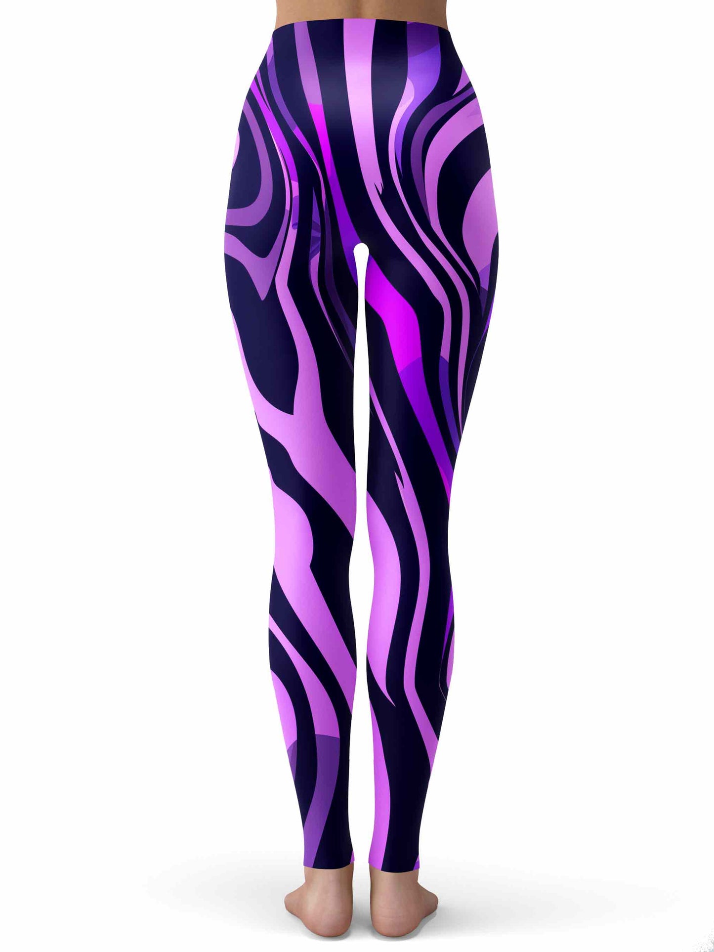 Noir Stripes Leggings, iEDM, | iEDM