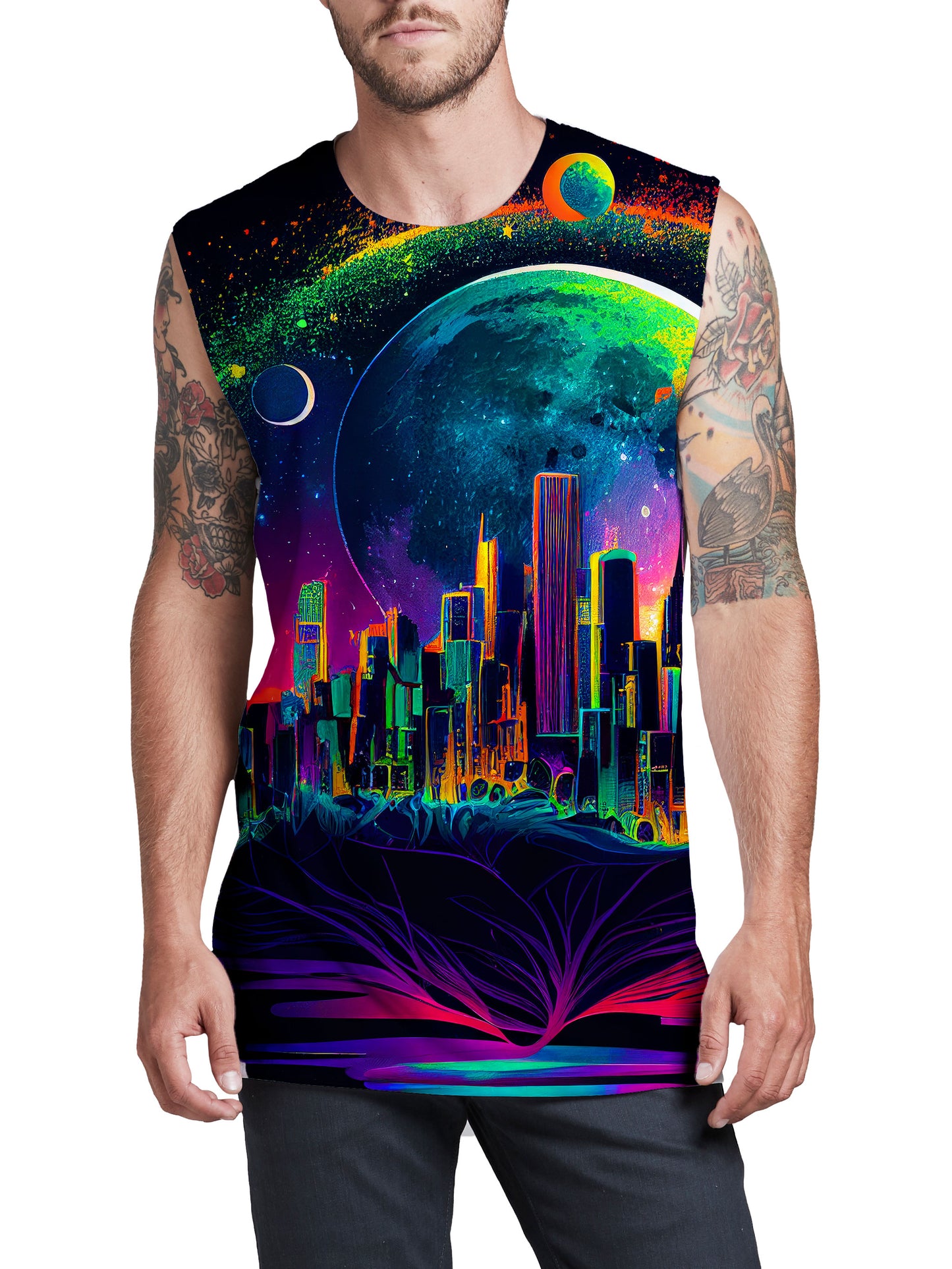 Back to Reality Men's Muscle Tank, iEDM, | iEDM