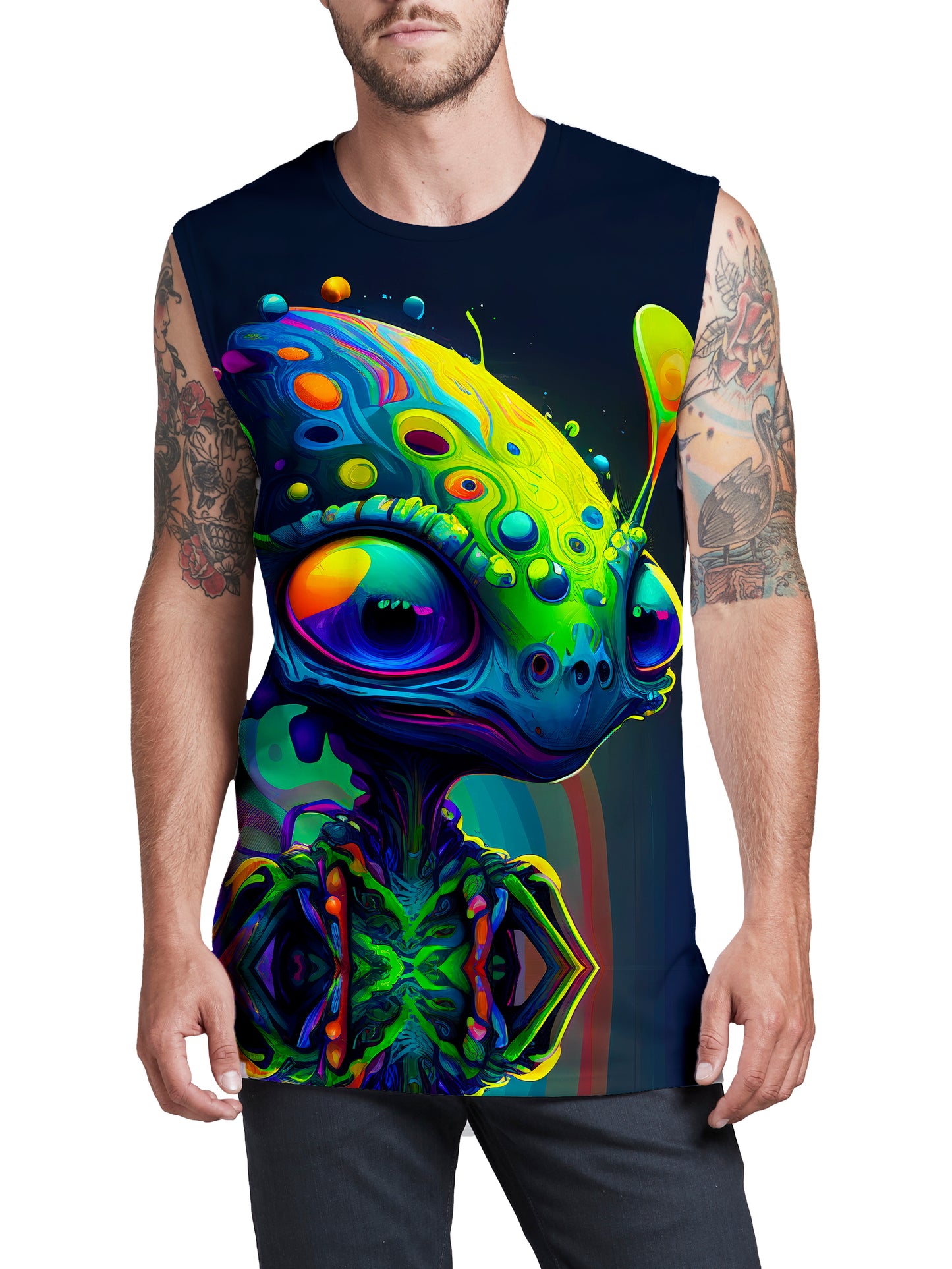 Friendly Visitors Men's Muscle Tank, iEDM, | iEDM