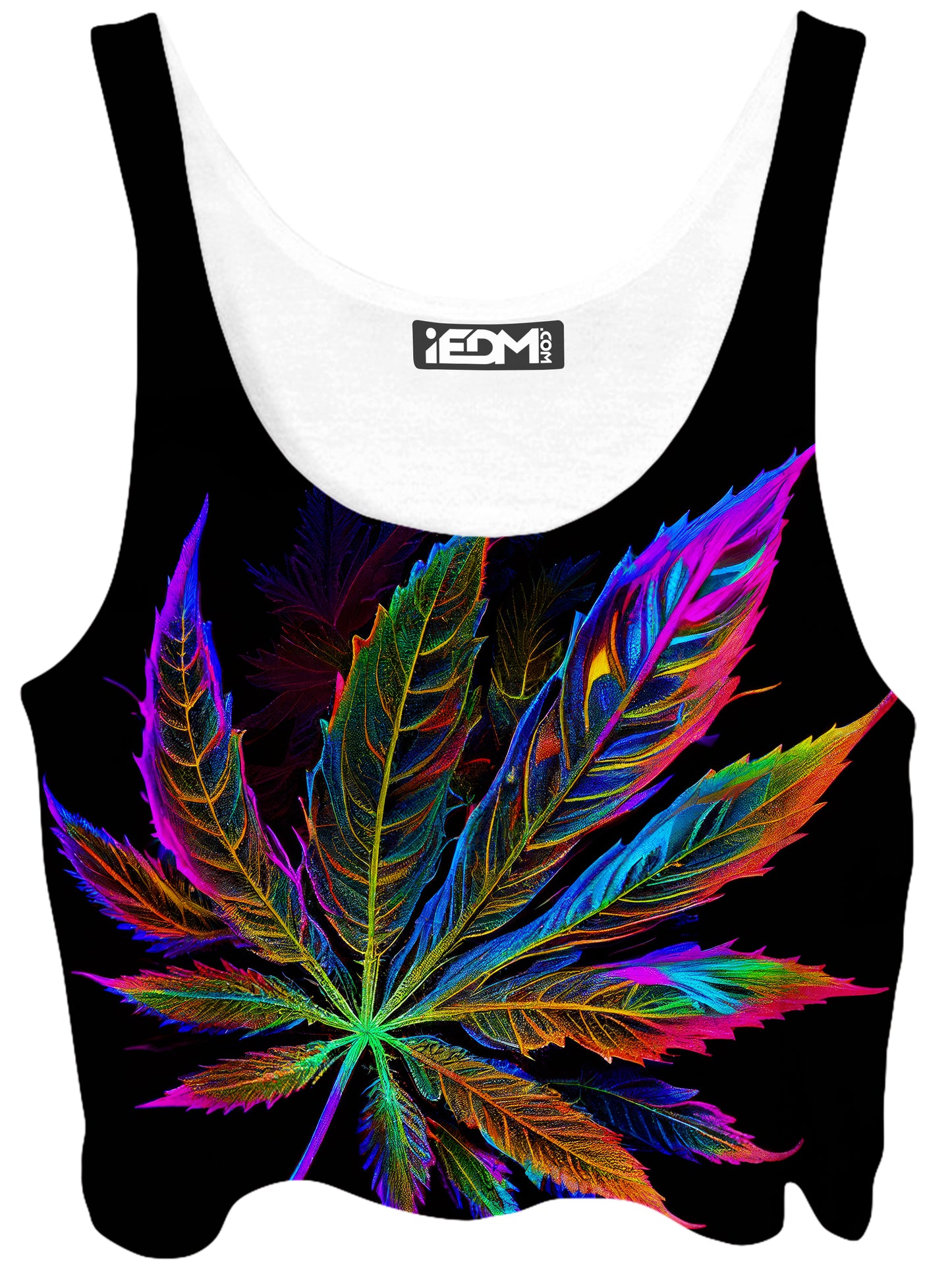 Blacklight Weed Crop Top, iEDM, | iEDM