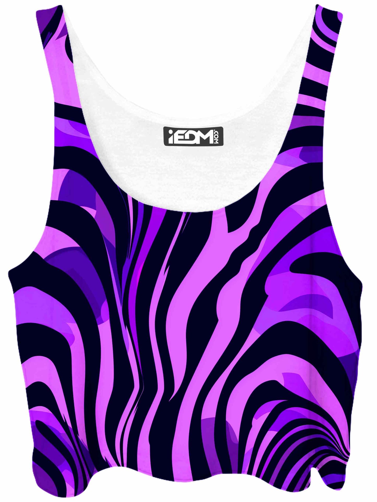 Noir Stripes Crop Top, iEDM, | iEDM