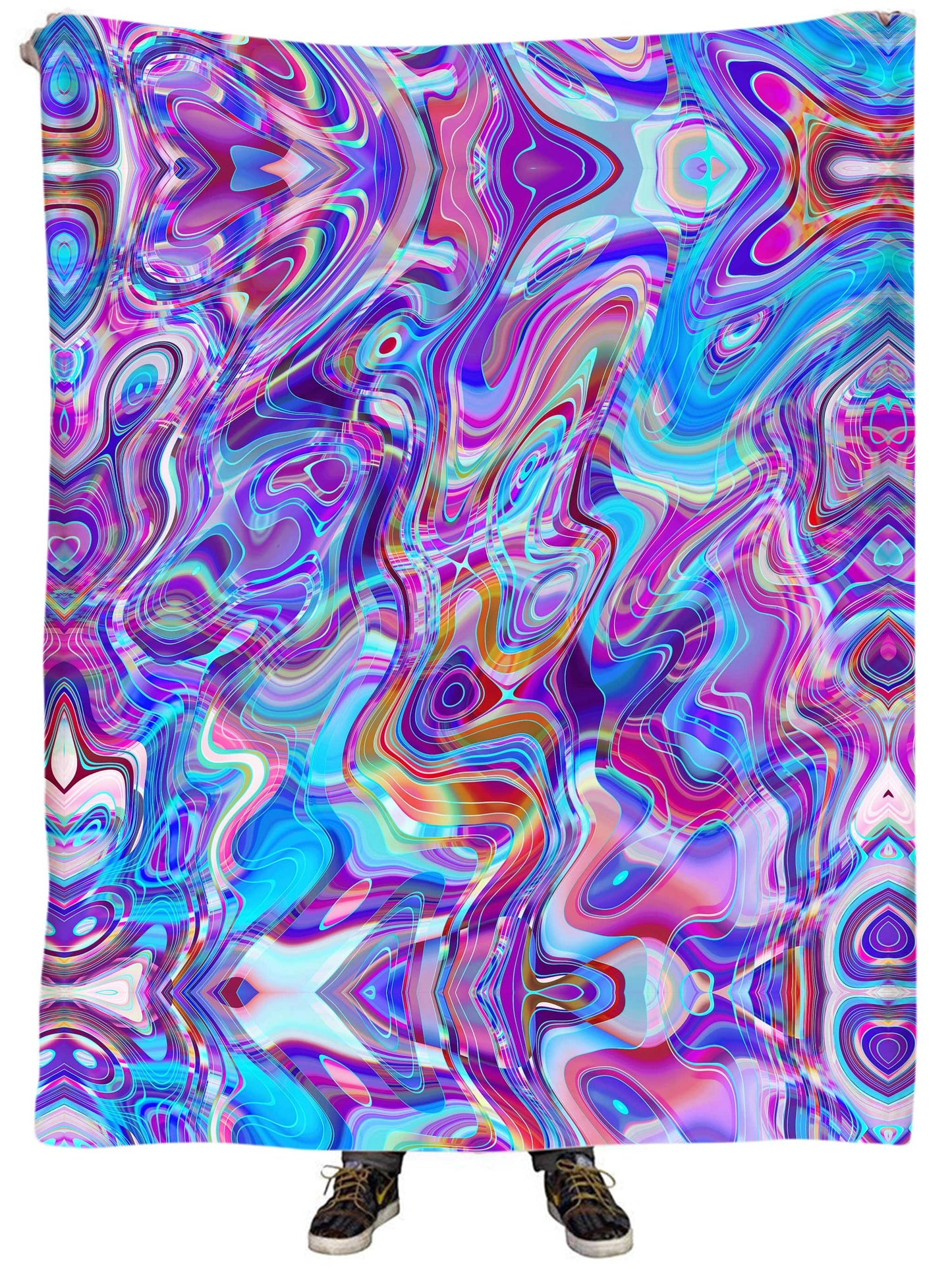 Aqua Realm Plush Blanket, Art Design Works, | iEDM