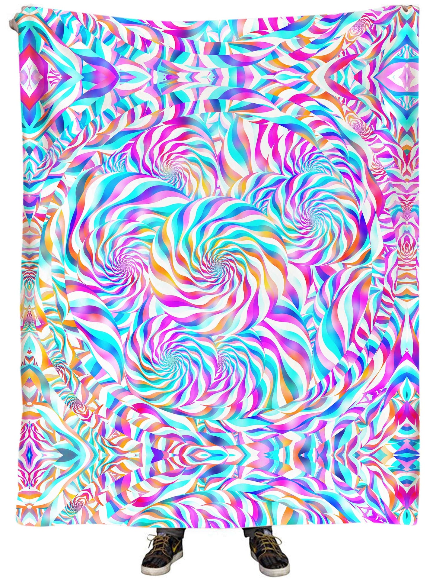 Cloud Surfing Plush Blanket, Art Design Works, | iEDM