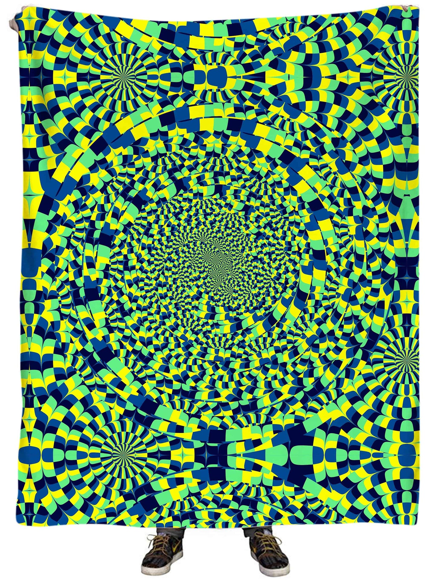 Green Portal Plush Blanket, Art Design Works, | iEDM