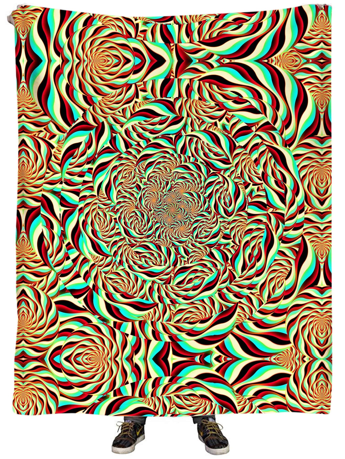 Horizon Trippy Plush Blanket, Art Design Works, | iEDM