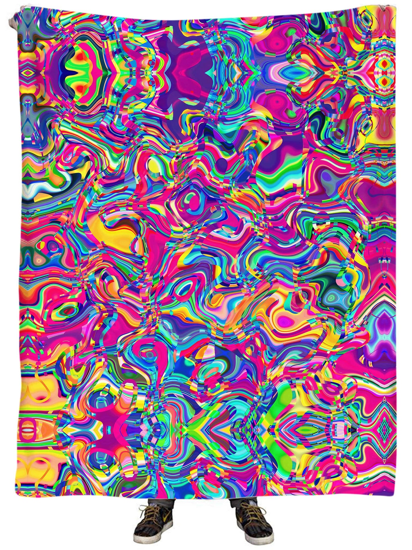 Psych Dip Plush Blanket, Art Design Works, | iEDM