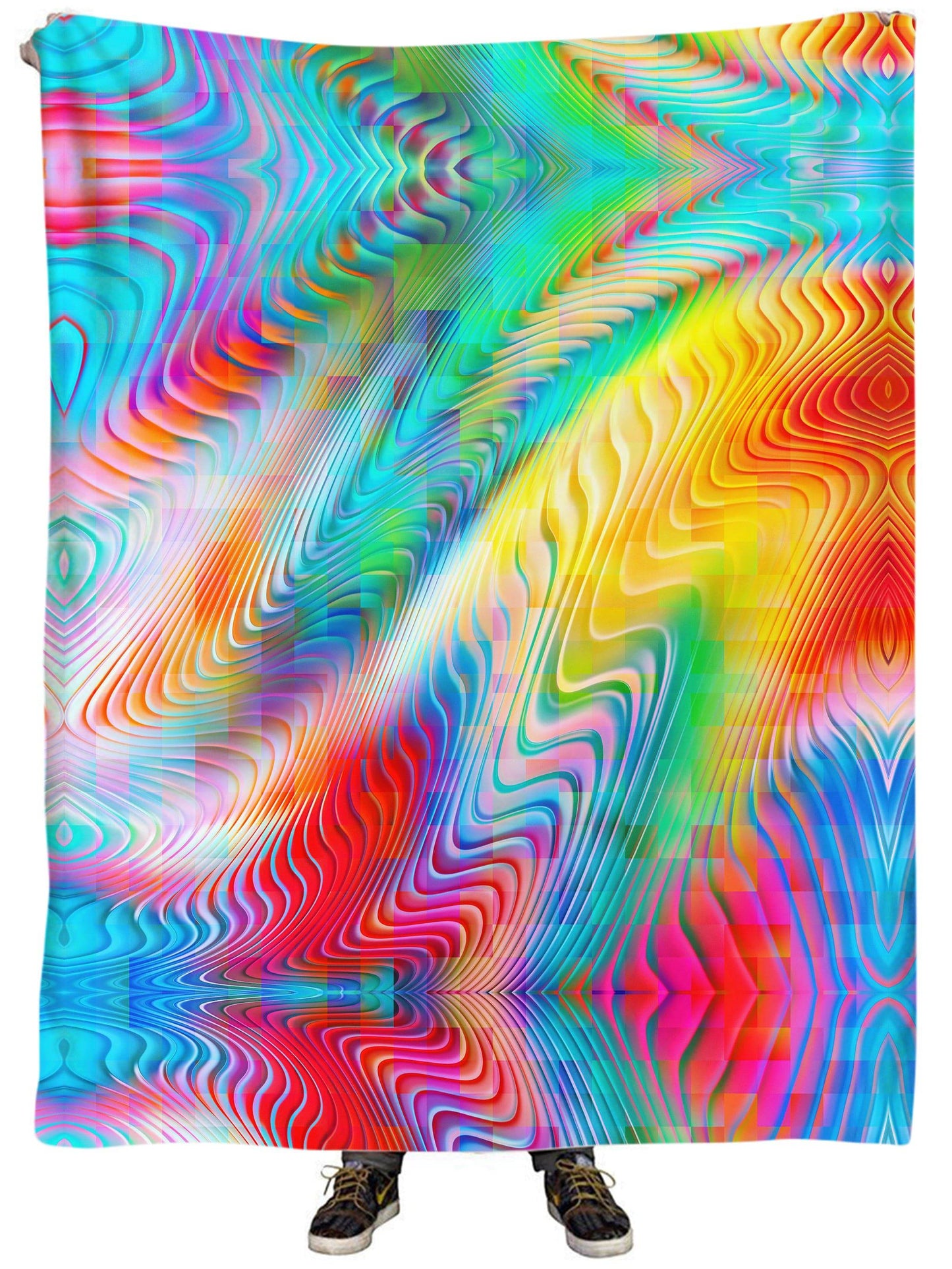 Rainbow Prism Plush Blanket, Art Design Works, | iEDM