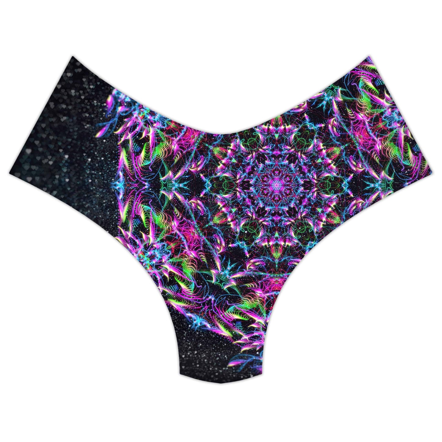 Purp Geometric Booty Shorts, Art Design Works, | iEDM