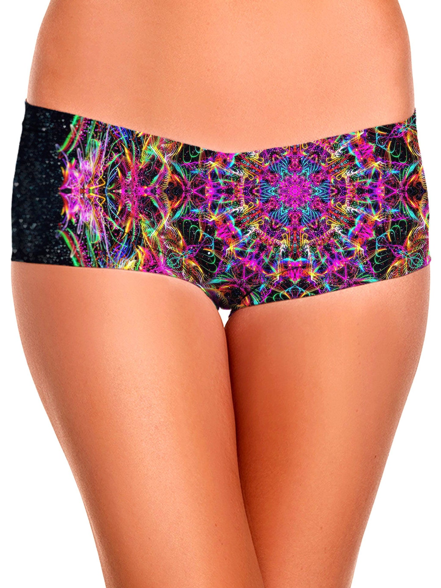 Pastel Warp Crop Top and Booty Shorts Combo, Art Design Works, | iEDM