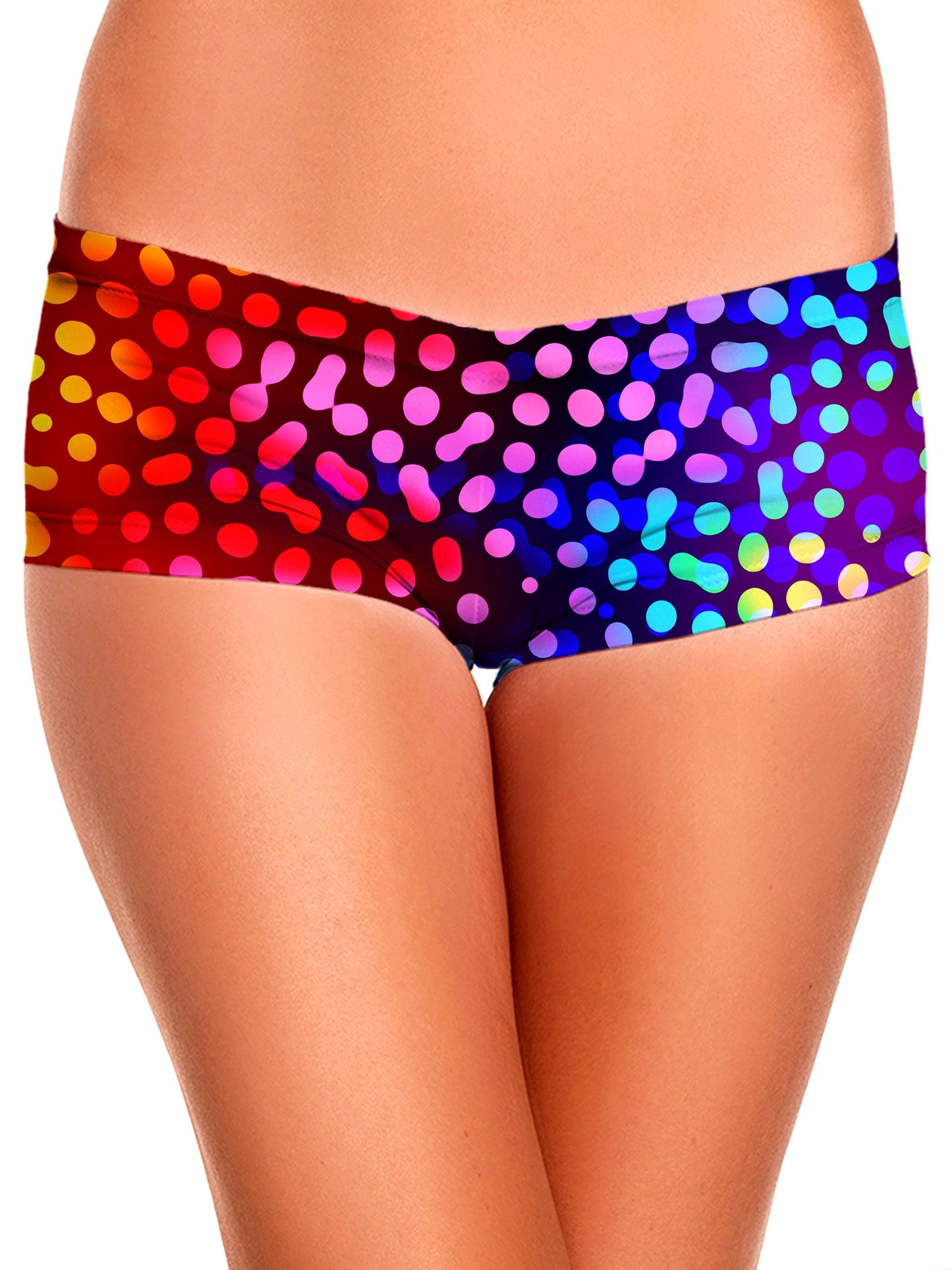 Solar Dots Crop Top and Booty Shorts Combo, Art Design Works, | iEDM