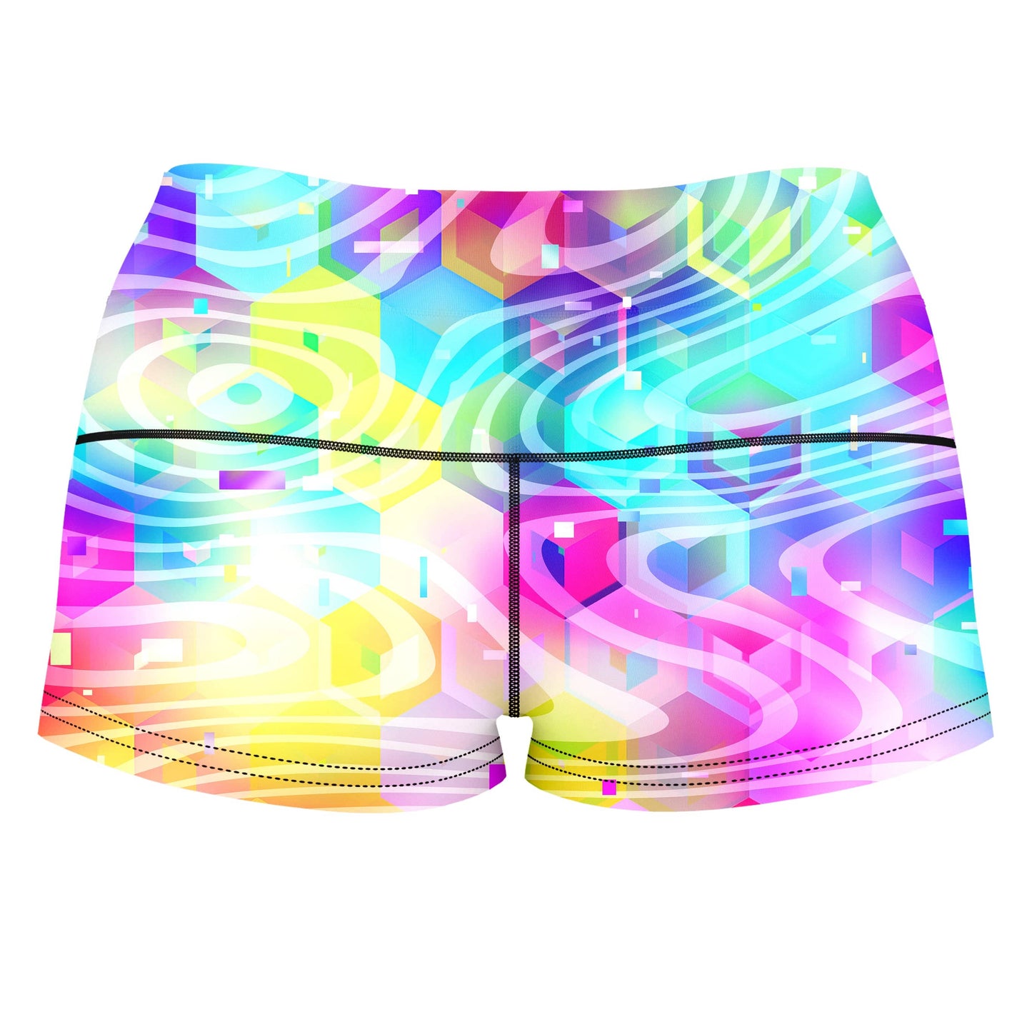 Daytrip High-Waisted Women's Shorts, Art Design Works, | iEDM