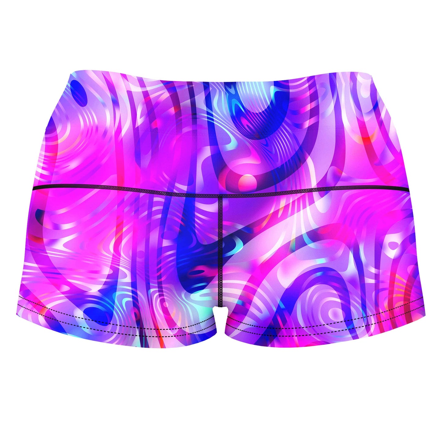 Dilated High-Waisted Women's Shorts, Art Design Works, | iEDM