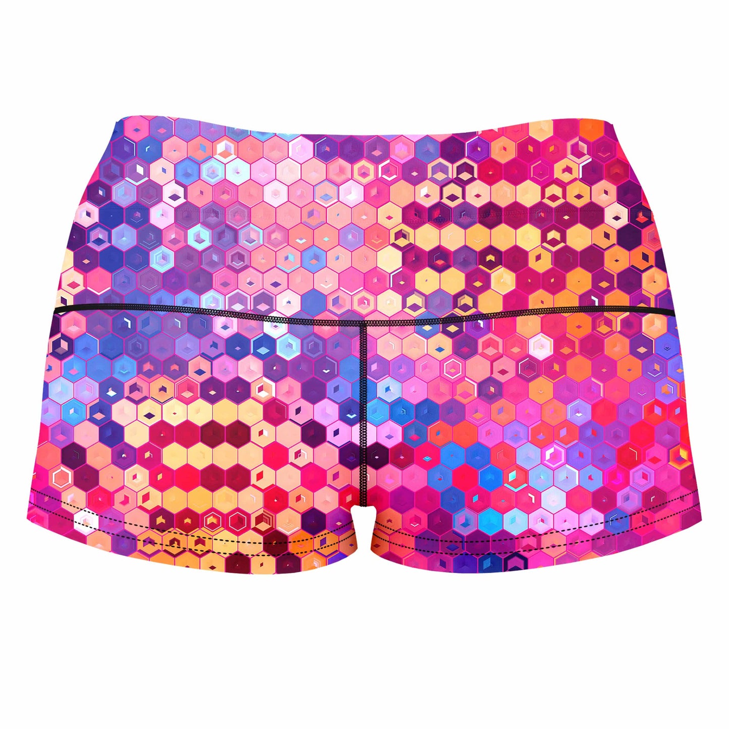 MDNA High-Waisted Women's Shorts, Art Design Works, | iEDM
