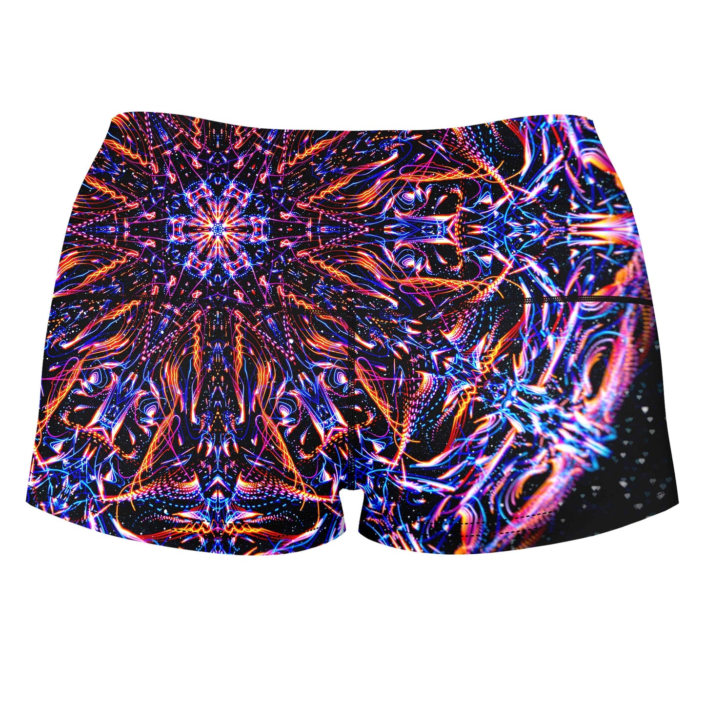 Stargate Prism High-Waisted Women's Shorts, Art Design Works, | iEDM