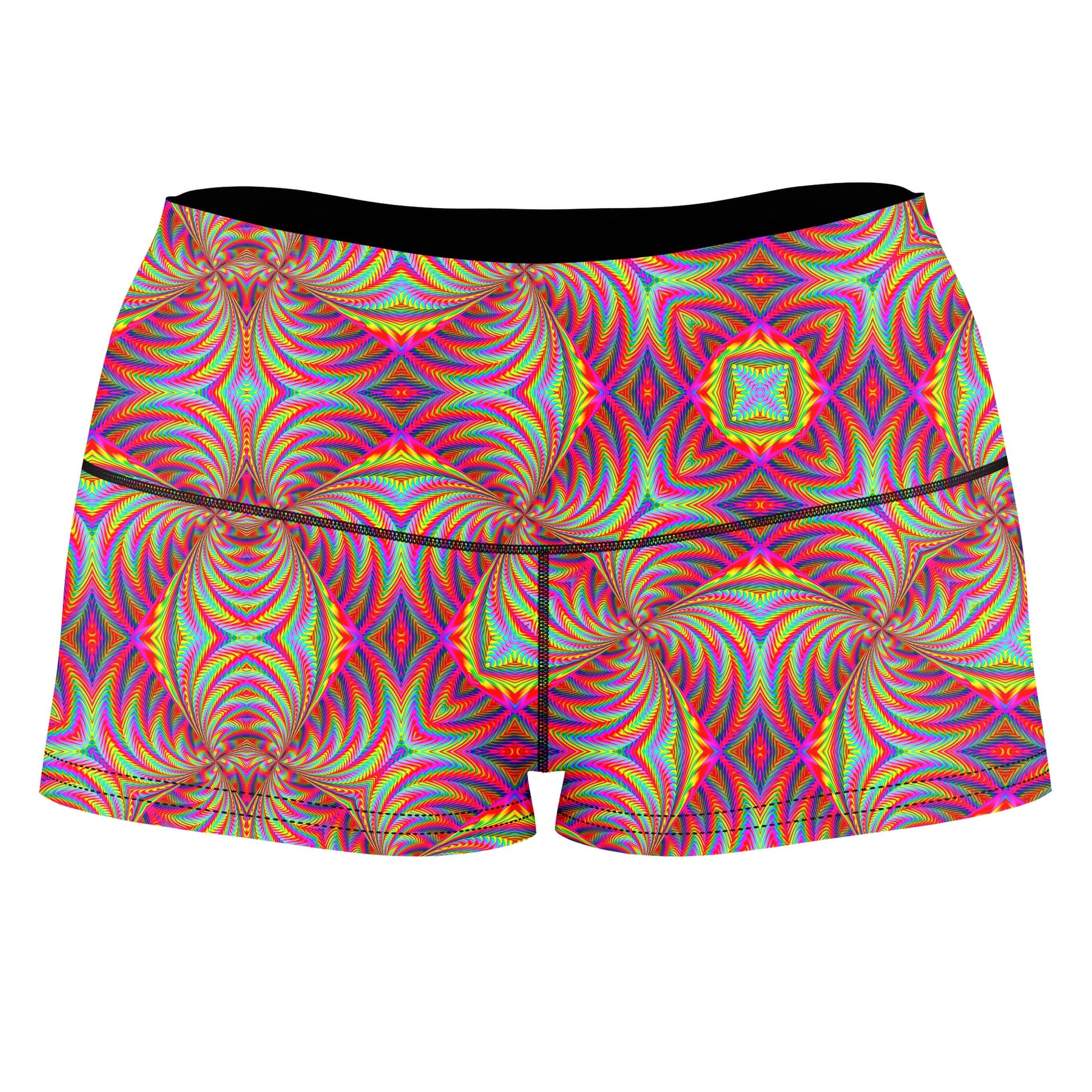 All The Faves High-Waisted Women's Shorts, Art Design Works, | iEDM
