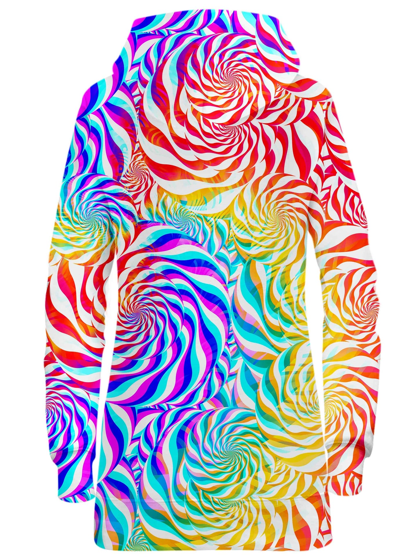 PLUR Rainbow Hoodie Dress, Art Design Works, | iEDM