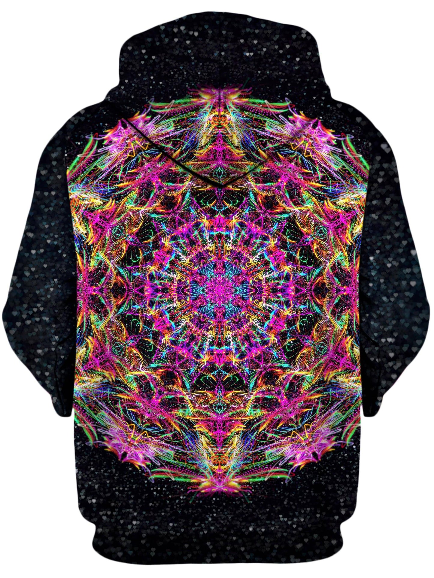 Pastel Warp Unisex Zip-Up Hoodie, Art Design Works, | iEDM