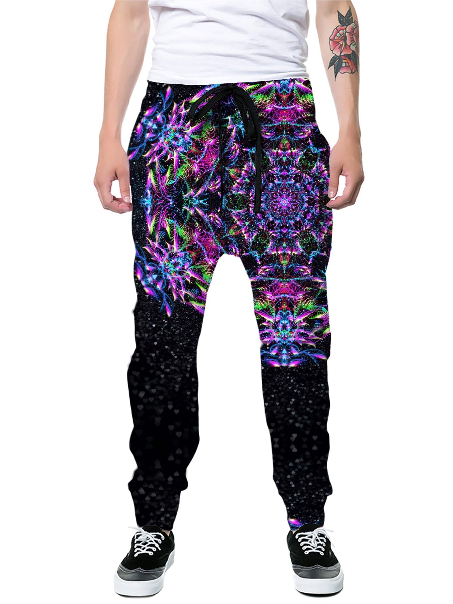 Purp Geometric Joggers, Art Design Works, | iEDM