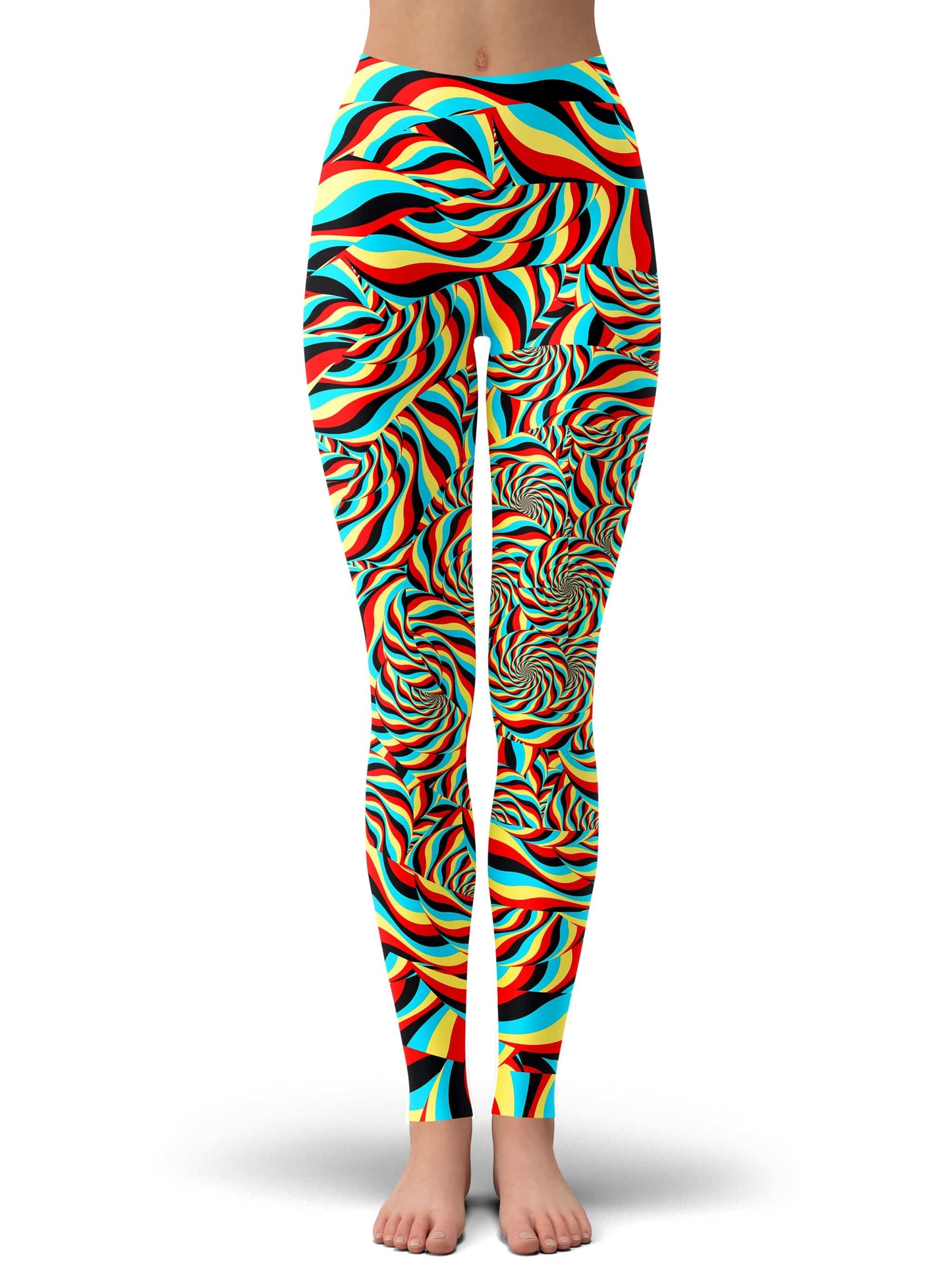Trippy Swirl Hoodie Dress and Leggings Combo, Art Design Works, | iEDM