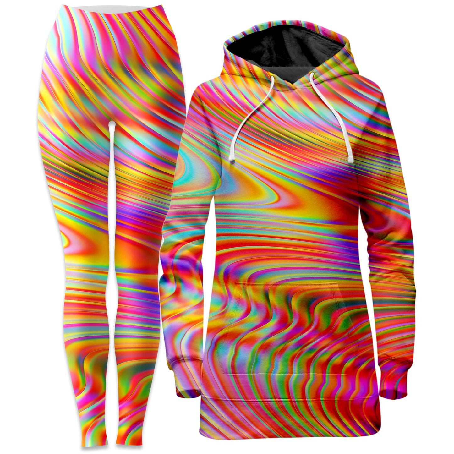 Afternoon Delight Hoodie Dress and Leggings Combo, Art Design Works, | iEDM