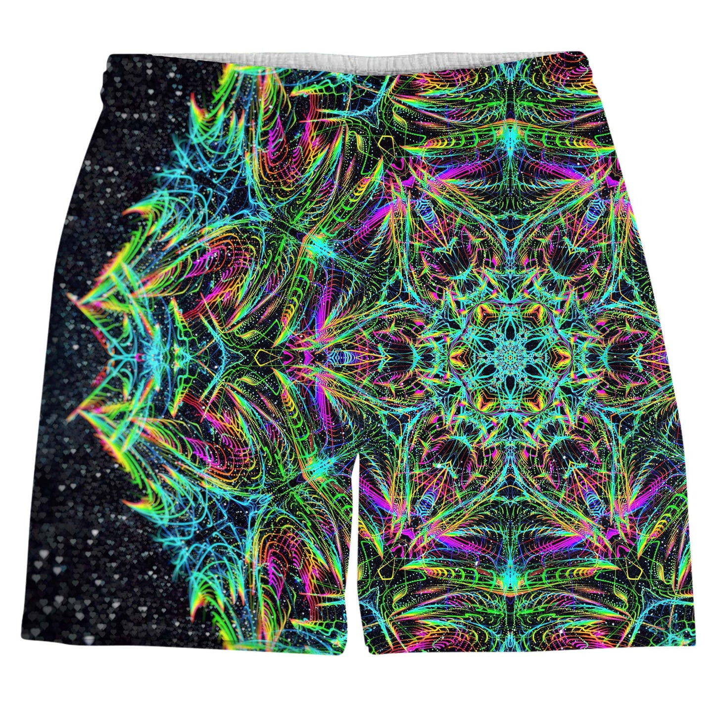 Green Warp Weekend Shorts, Art Design Works, | iEDM