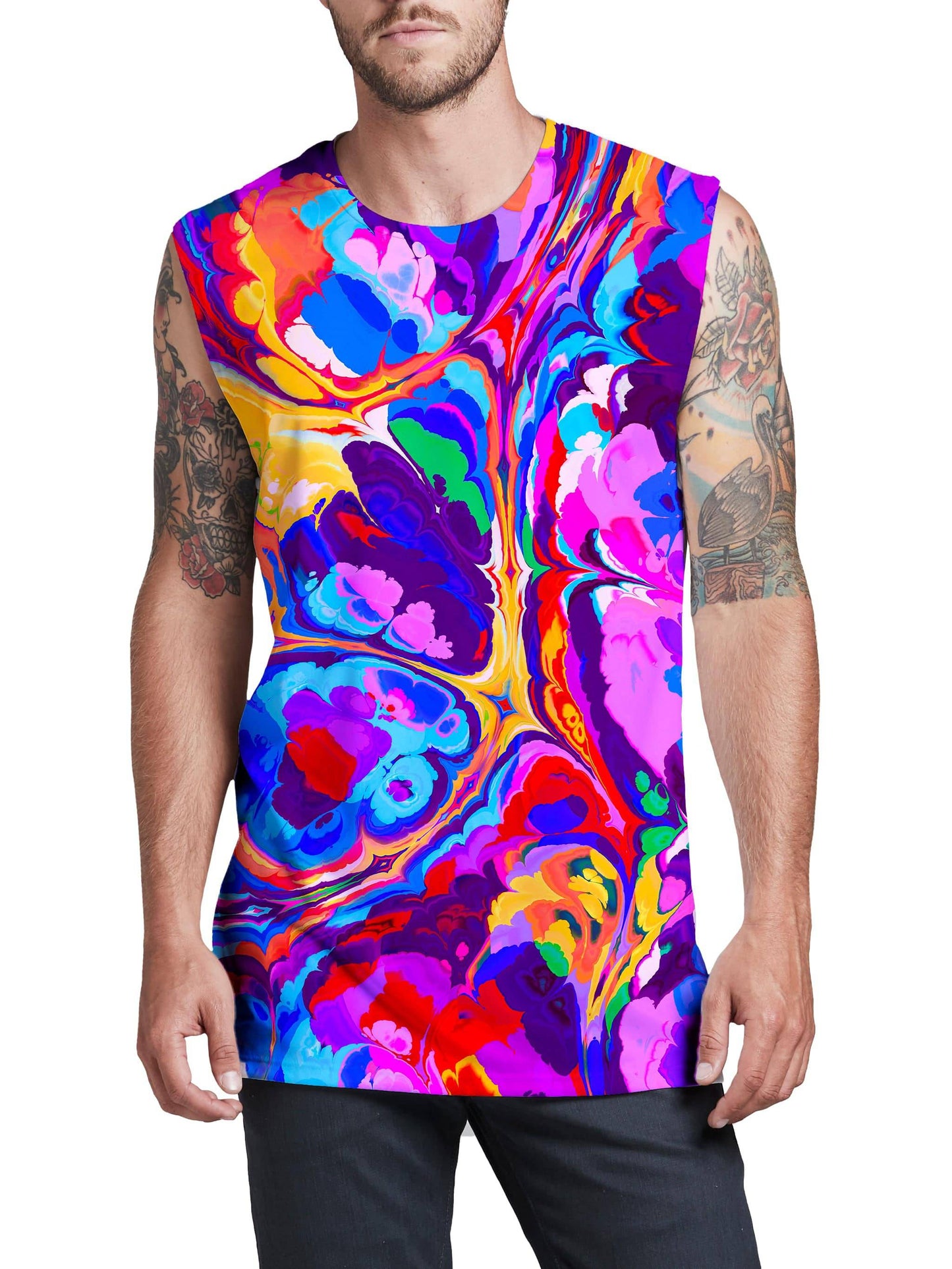 Overflow Men's Muscle Tank, Art Design Works, | iEDM