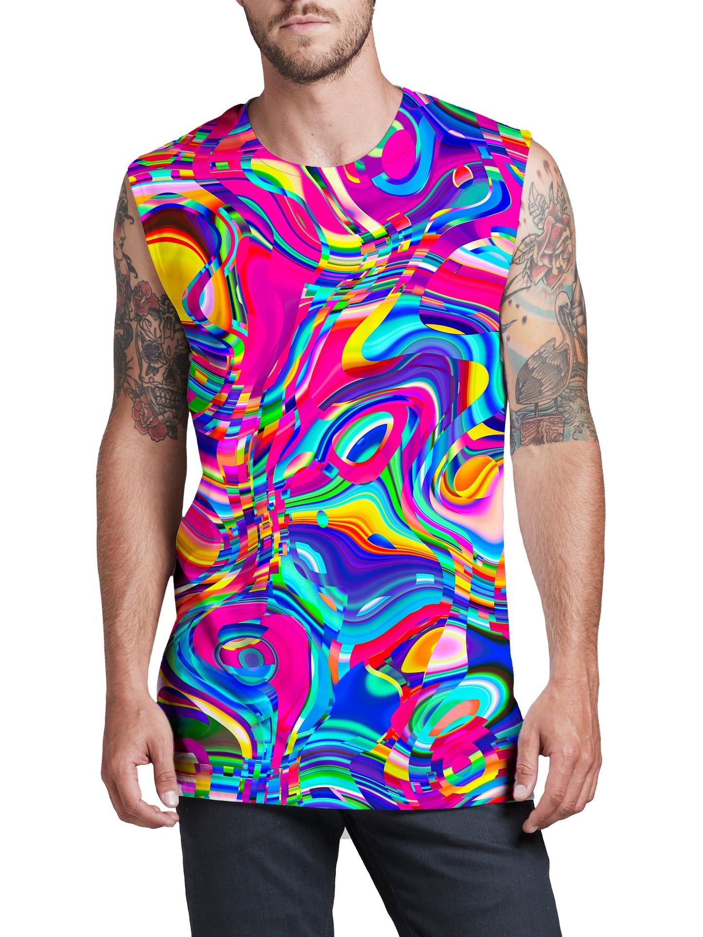 Psych Dip Men's Muscle Tank, Art Design Works, | iEDM