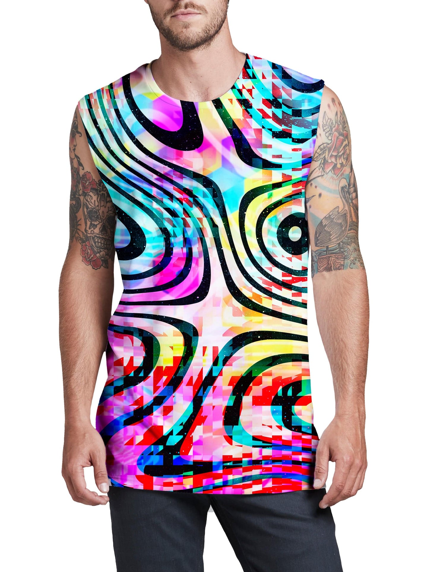 Psytrance Men's Muscle Tank, Art Design Works, | iEDM