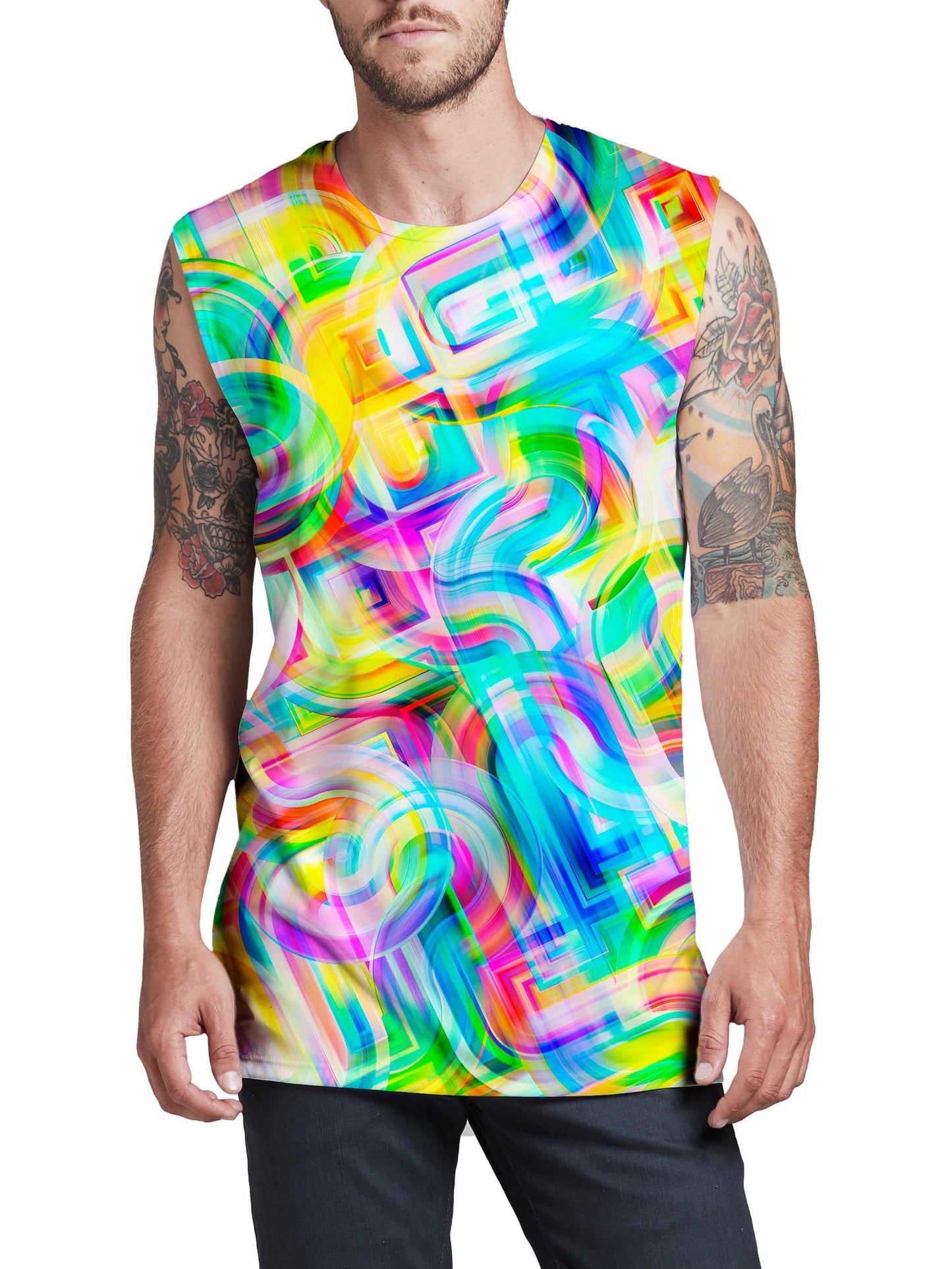 Tropical Nectar Men's Muscle Tank, Art Design Works, | iEDM