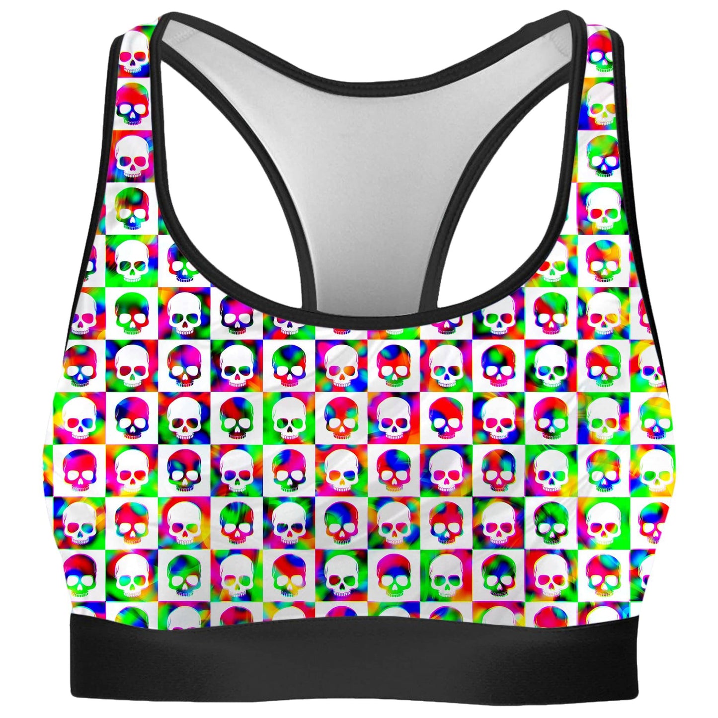 Skull Fam Green Rave Bra, Art Design Works, | iEDM