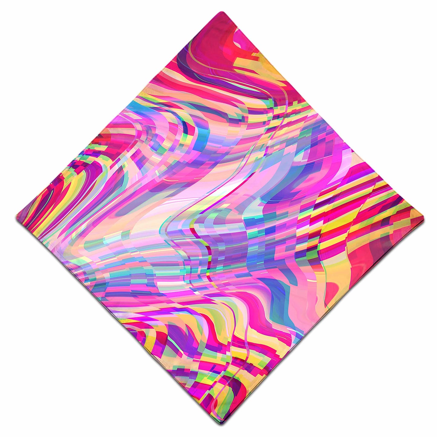 Glitch Waves Bandana, Art Design Works, | iEDM