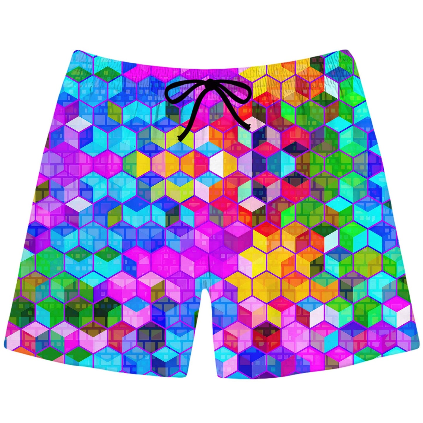 Cubism Swim Trunks, Art Design Works, | iEDM