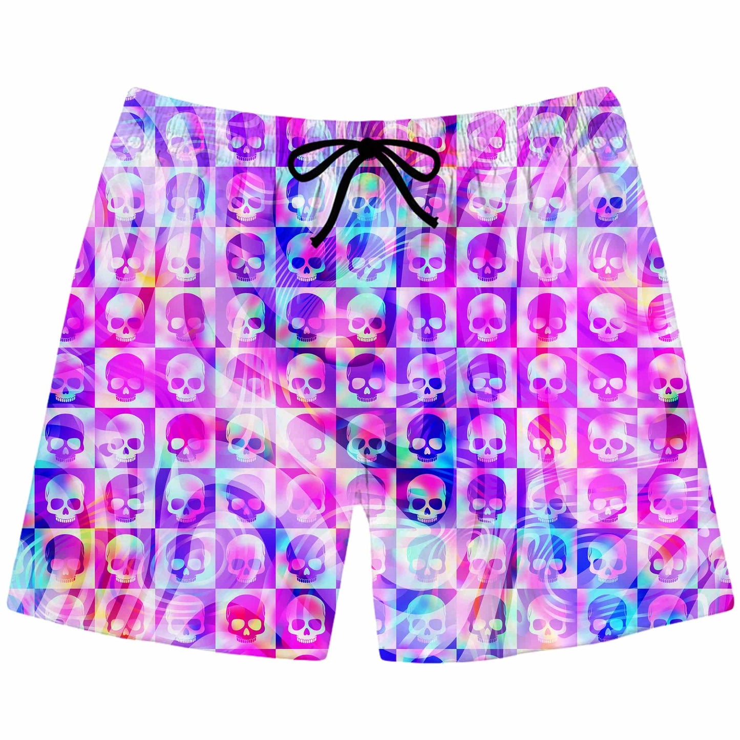 Skull Fam Pink Swim Trunks, Art Design Works, | iEDM