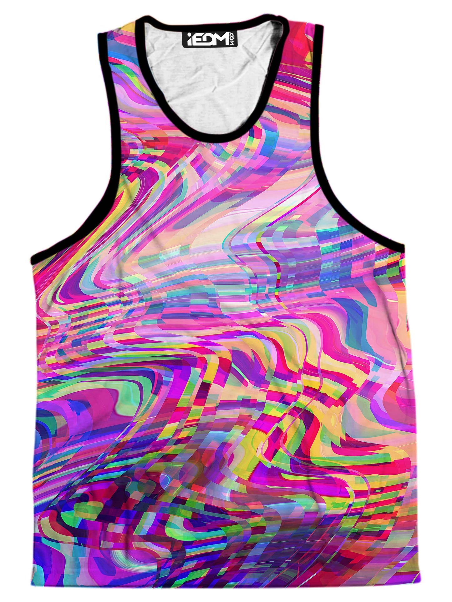 Glitch Waves Men's Tank, Art Design Works, | iEDM