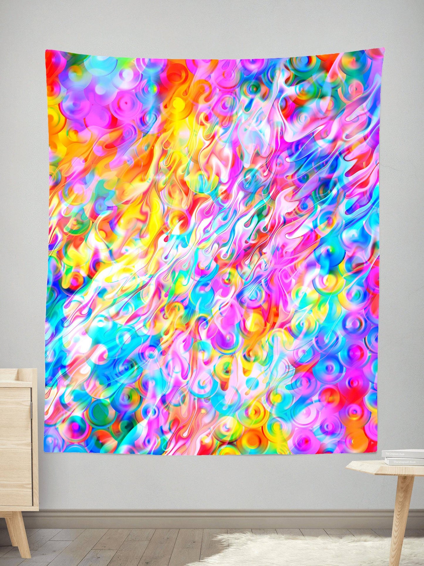 Blissful Drip Tapestry, Art Design Works, | iEDM