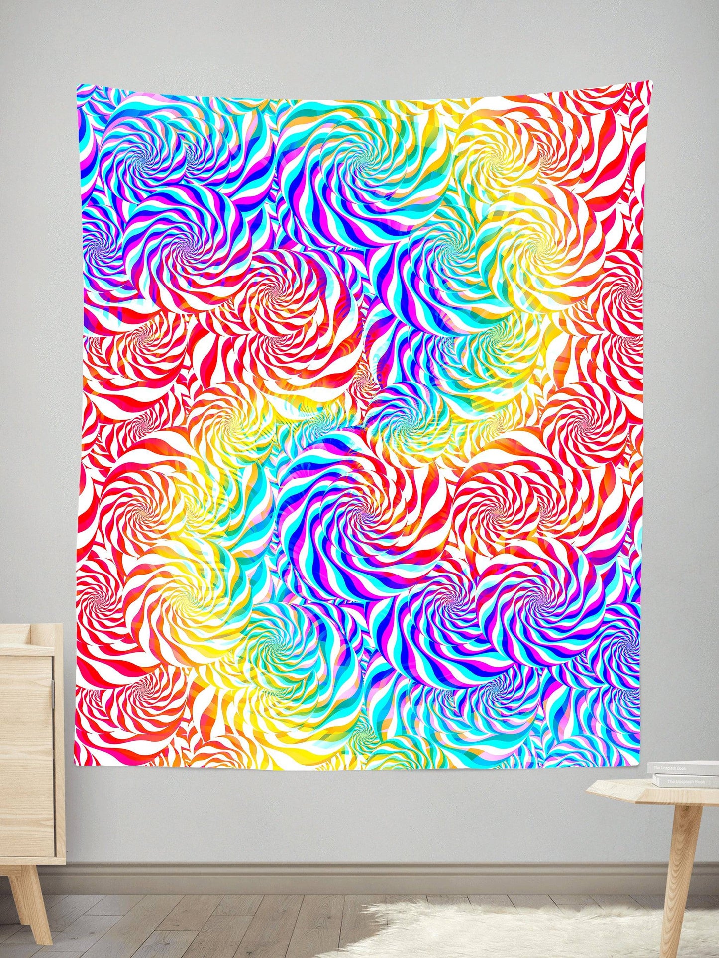 PLUR Rainbow Tapestry, Art Design Works, | iEDM
